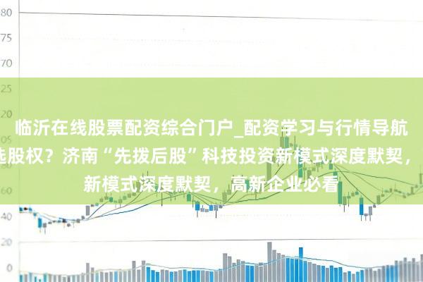 临沂在线股票配资综合门户_配资学习与行情导航 选资助依然选股权？济南“先拨后股”科技投资新模式深度默契，高新企业必看